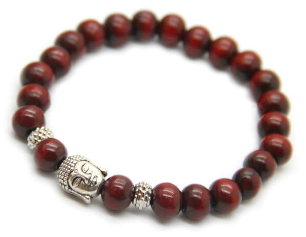 Red Tree Buddha Bracelet