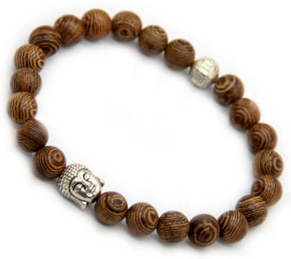 Wooden Buddha Bracelet