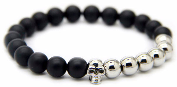 Half Metal Skull Bracelet