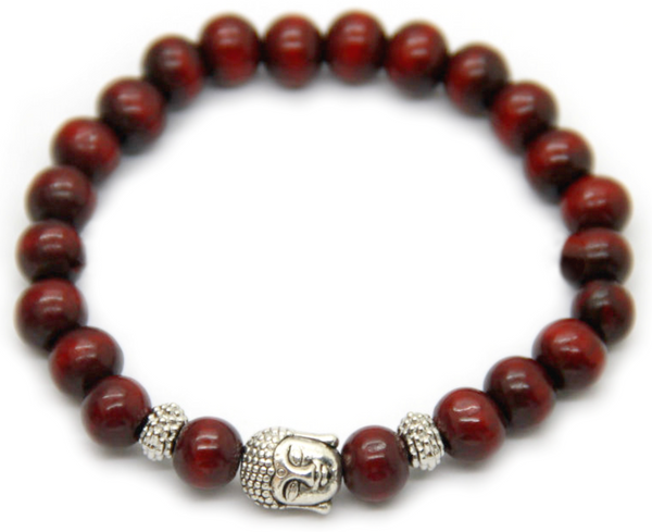 Red Tree Buddha Bracelet