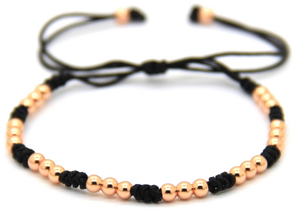 18kt Beads Macrame Bracelet