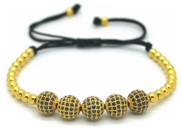 4 Pack: Disco Ball, Macrame, Eye and Anchor Bracelets