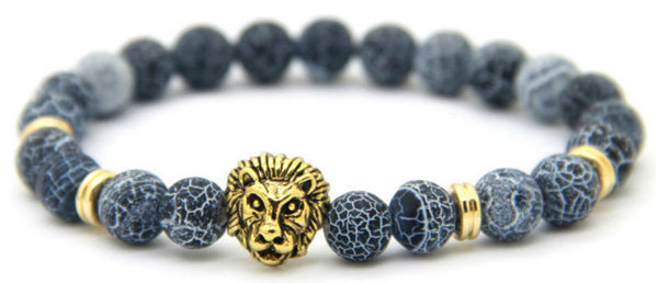 Space Gray Lion Bracelet