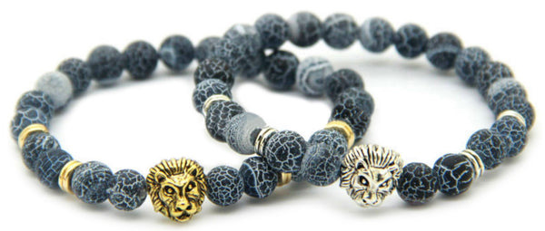 Space Gray Lion Bracelet