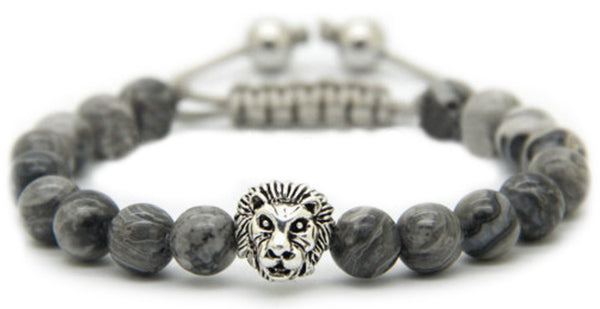 Gray Lion Bracelet