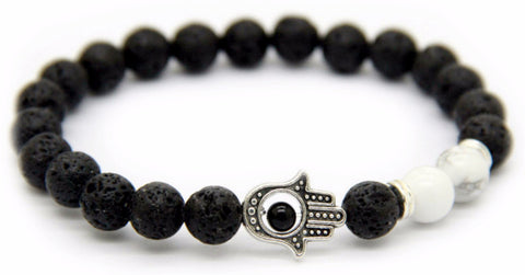 Black Hamsa Bracelet