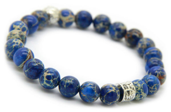 Blue Skull Bracelet