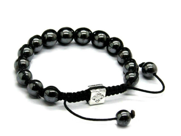 Black Bead Bracelet