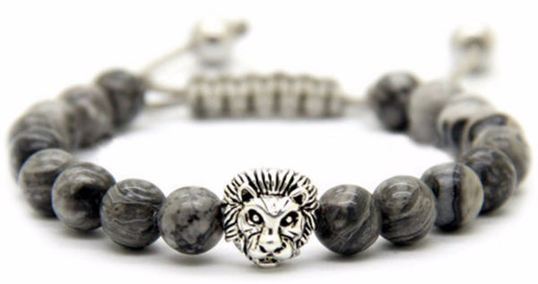 Gray Lion Bracelet