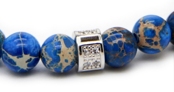 Blue Skull Bracelet