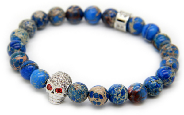 2 Pack: Anchor & Skull Bracelets