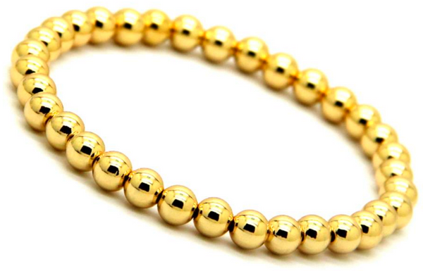 18kt Pure Bead Macrame Bracelet