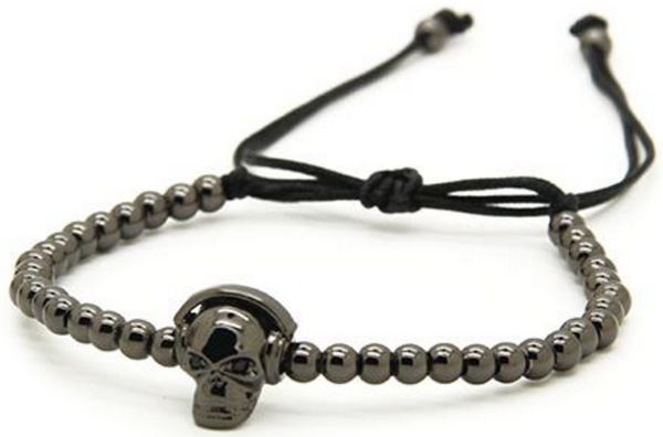 18kt Skull Headphones Bracelet