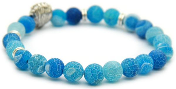 Lion Aqua Stone Bracelet