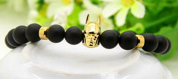 18kt Gold Batman Bracelet