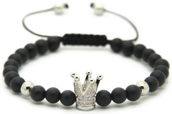 18kt Black Crown Bracelet