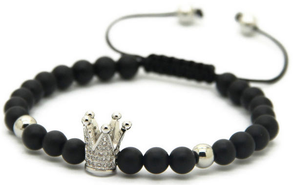 18kt Black Crown Bracelet