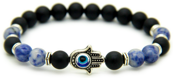 Blue Hamsa Bracelet