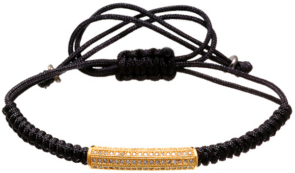 18kt Braided Macrame Bracelet