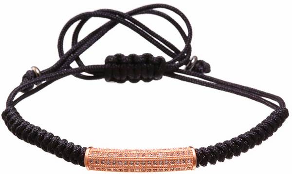 18kt Braided Macrame Bracelet