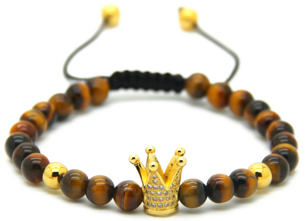 18kt Brown Crown Bracelet