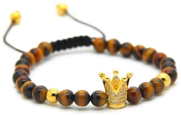 18kt Brown Crown Bracelet