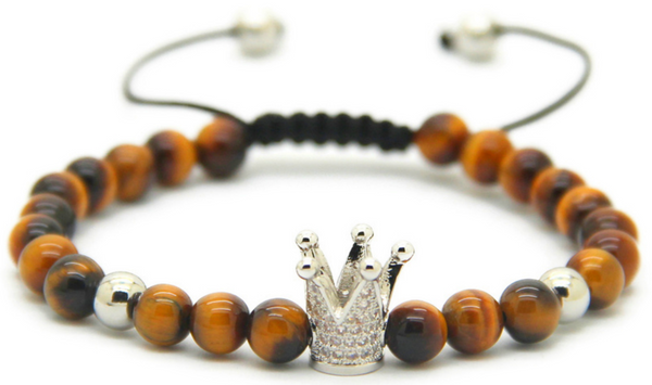 18kt Brown Crown Bracelet