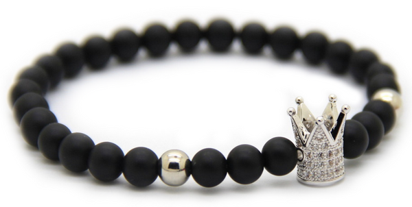 3 Pack: Crown, Cylinder and Skull Bracelets