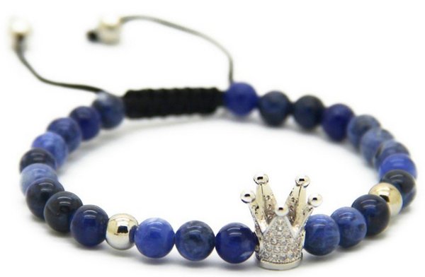 18kt Blue Crown Bracelet