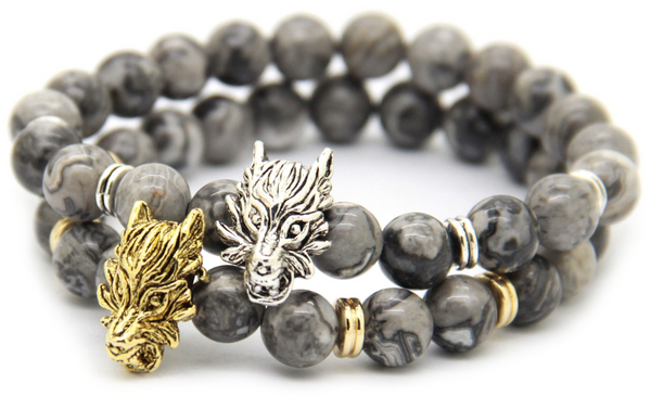 Gray Wolf Bracelet