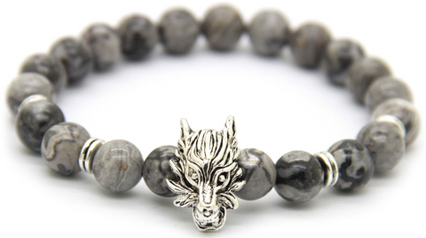 Gray Wolf Bracelet