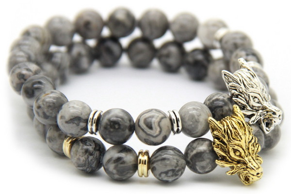 Gray Wolf Bracelet