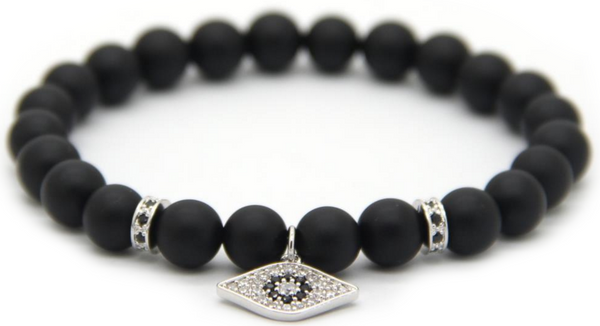 18kt Hamsa Eye Bracelet