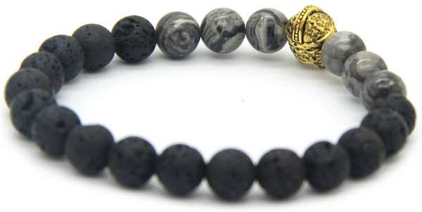 Gray Warrior Bracelet