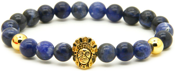 18kt Indian Blue Sediment Bracelet