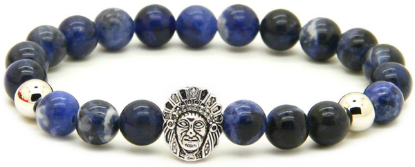 18kt Indian Blue Sediment Bracelet