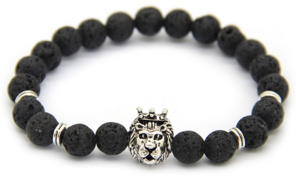 2 Pack: Lion and Skull Bracelets