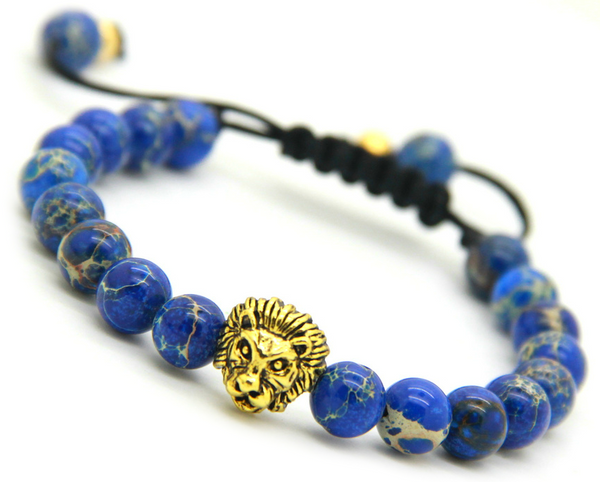 Blue Lion Bracelet