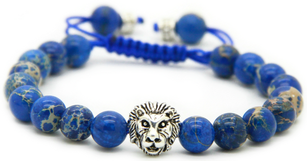 Blue Lion Bracelet