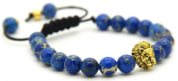 Blue Lion Bracelet