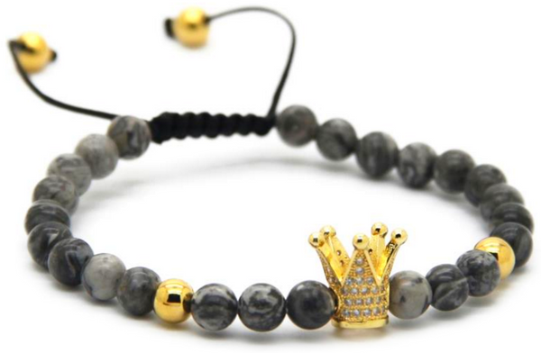 18kt Gray Crown Bracelet