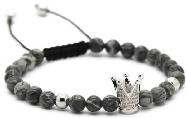 18kt Gray Crown Bracelet