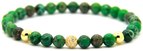 18kt Sediment Macrame Bracelet