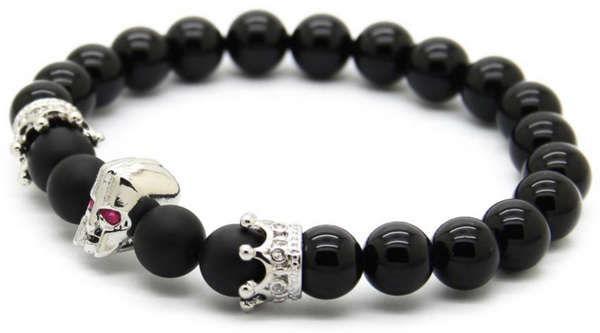 18kt Spartan Black Agate Bracelet