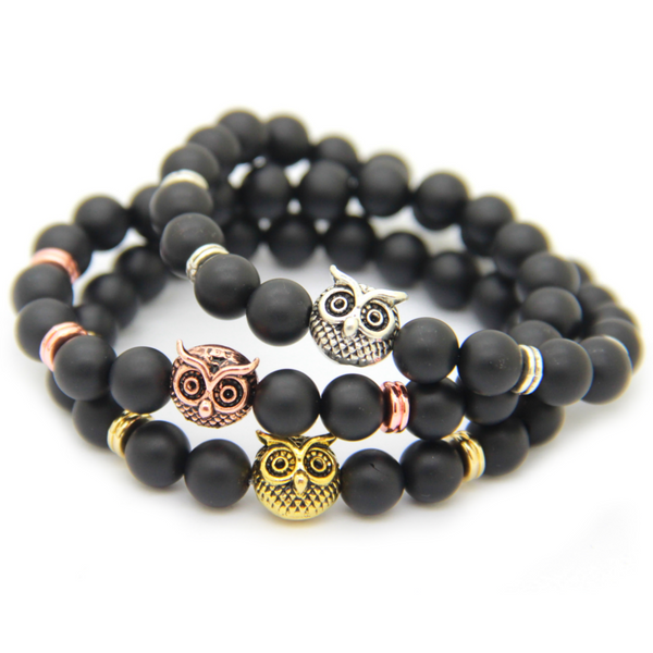 3 Pack: Triple Owl Bracelets