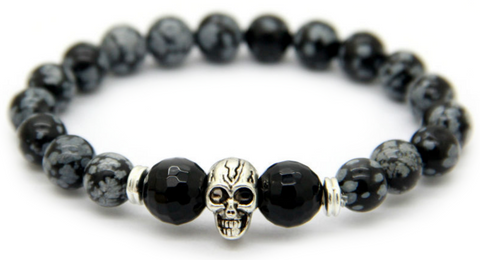 Gray Skull Bracelet