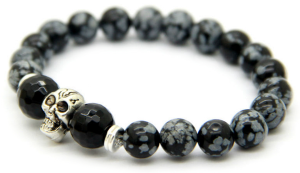 Gray Skull Bracelet