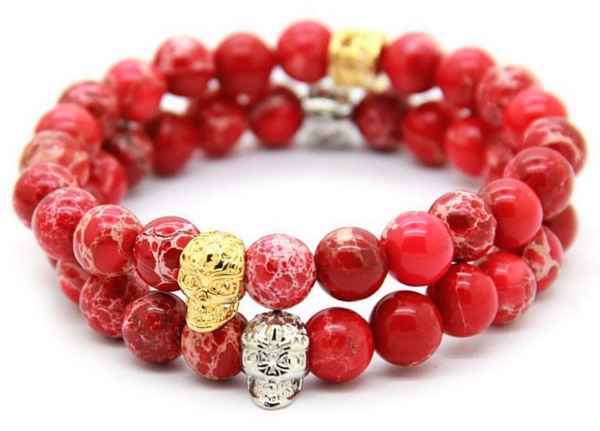 Red Skull Bracelet