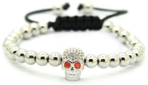 18kt Skull Bracelet