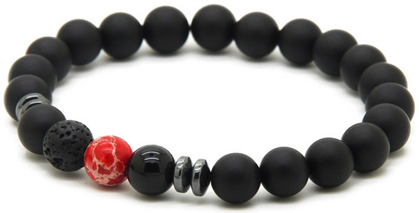 Black Agate Stone Bracelet